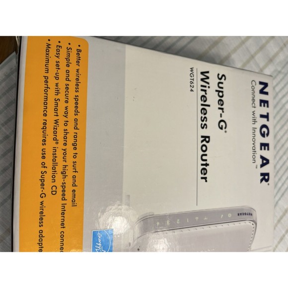 Netgear Wireless Router  WGT624 108 Mbps Wireless Router - Picture 8 of 12